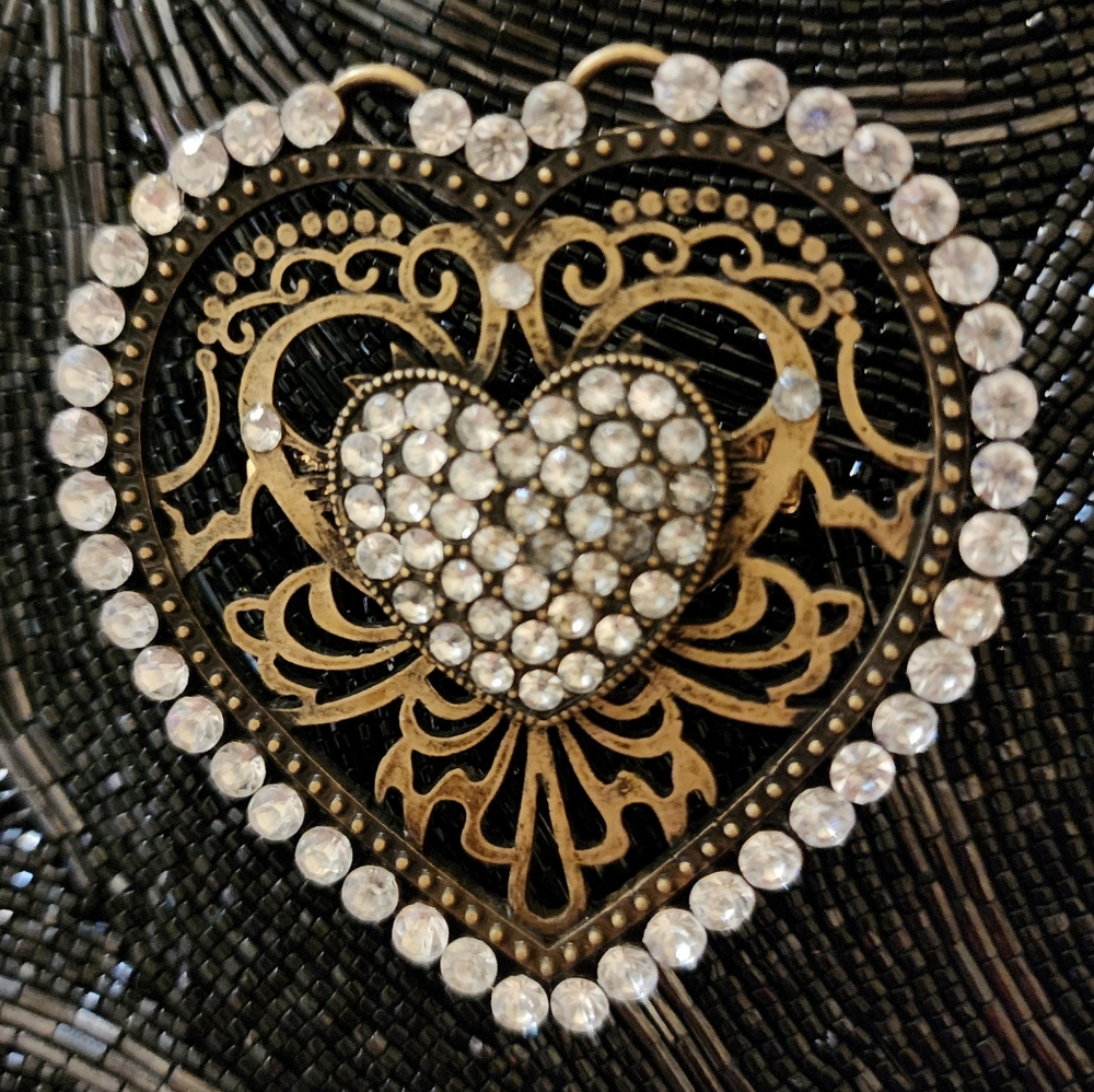 Vintage Heart Brooche